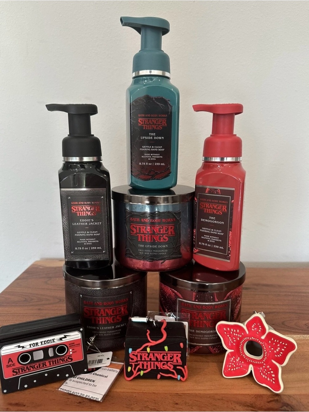 Bath & Body Works: Stranger Things 3-Wick Candles, Hand Soaps, & Sani Clips